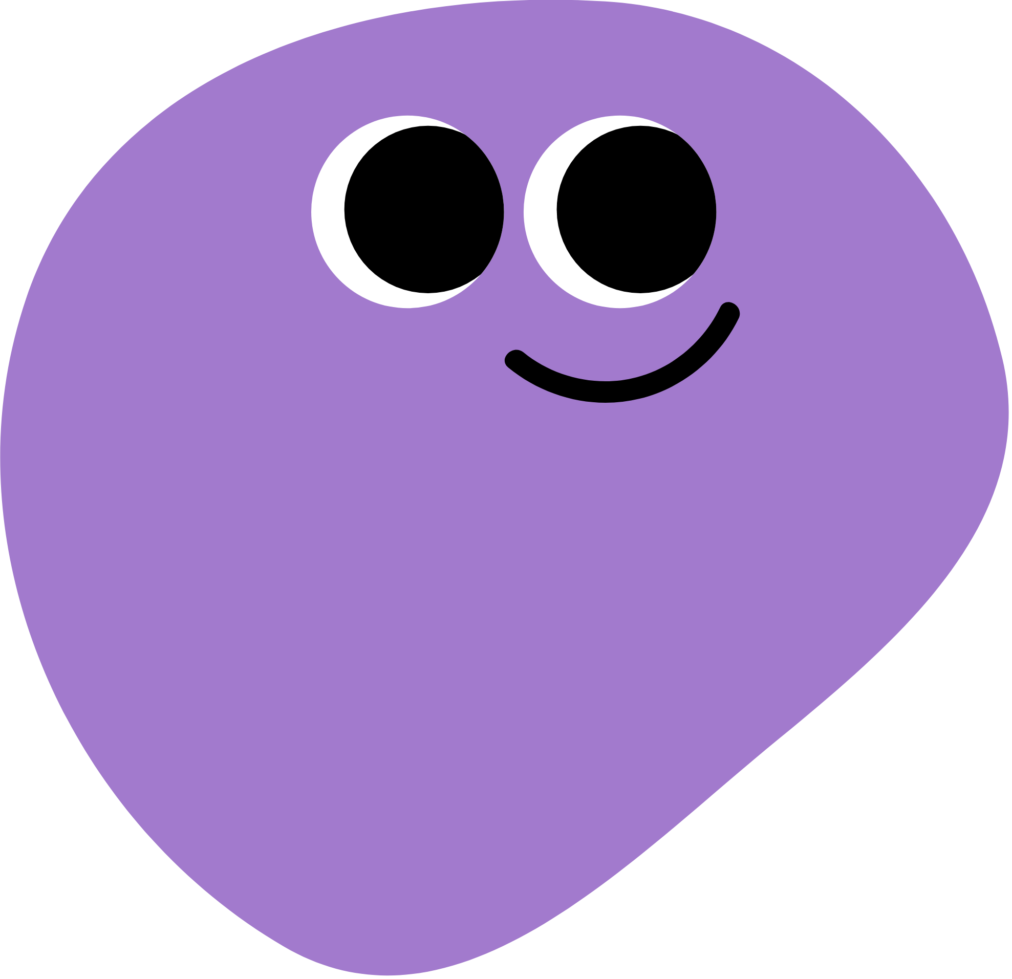 Purple character